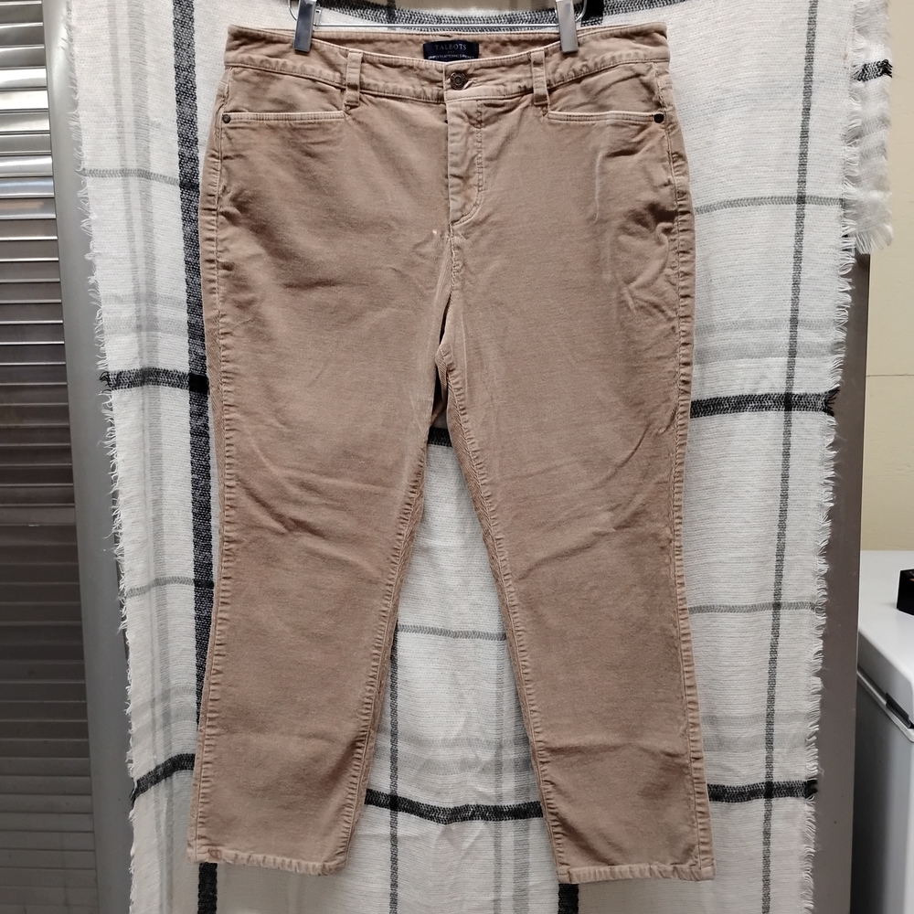 Talbots Beige Corduroy Trousers